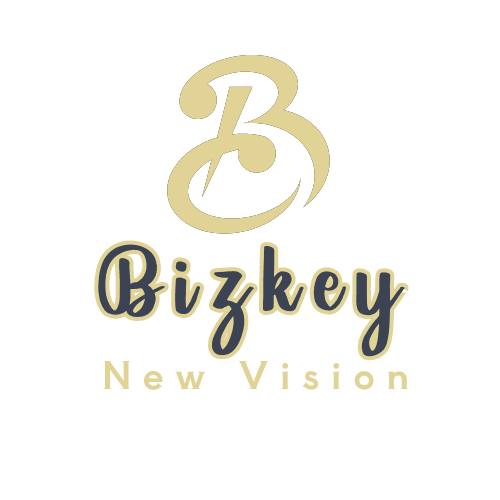 letter B logo bizkey