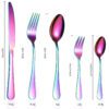 30-piece stainless steel cutlery set in gift box, includes knives, forks, spoons