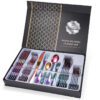 30-piece stainless steel cutlery set in gift box, includes knives, forks, spoons