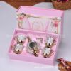 European-style gold-plated ceramic tea set