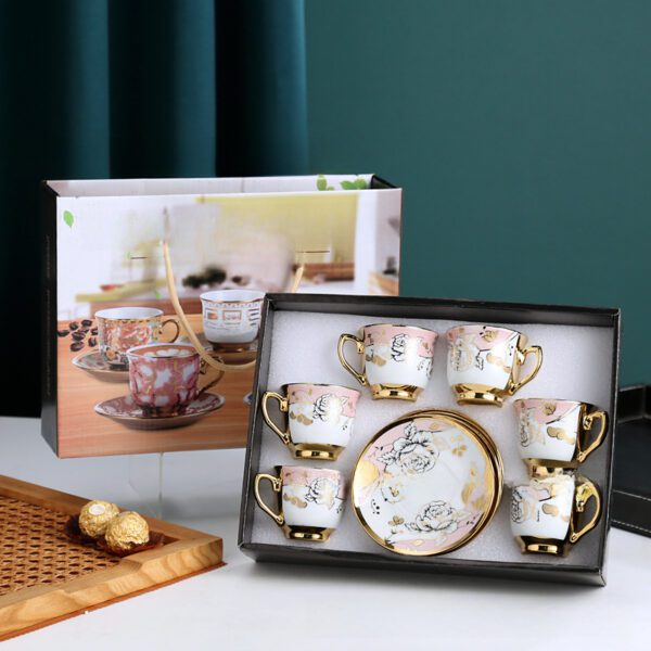 O1CN0158jMwv1Bs2xBOLlQ4_0-0-cib-1.jpg Electroplated ceramic mug continental coffee cup saucer Middle East Turkey mug set