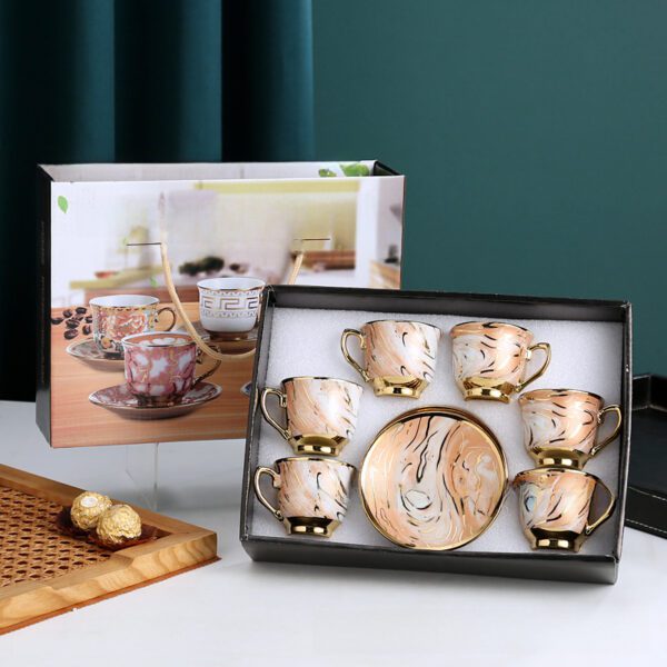 O1CN01RcBtnK1Bs2x3nyfXY_0-0-cib-1.jpg Electroplated ceramic mug continental coffee cup saucer Middle East Turkey mug set