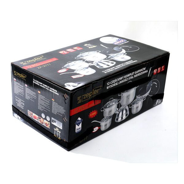 German stainless steel 12-piece stainless steel material induction cooker