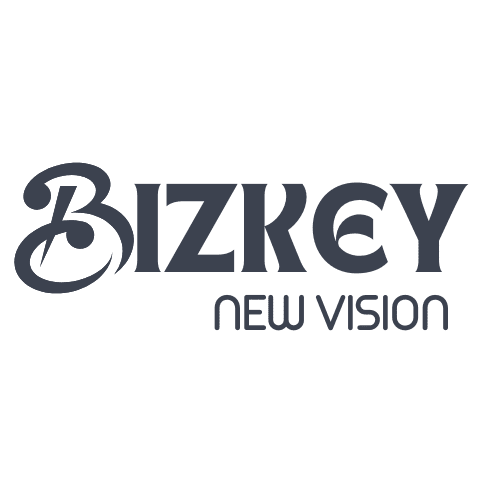 letter B logo bizkey