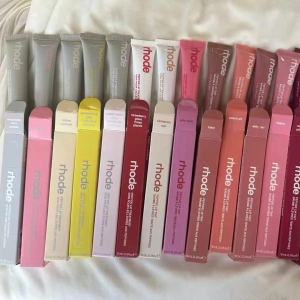 O1CN010fPyIj2IKnmrE1w5Q_2219567669268-0-cib-1.jpg High fashion Rhode dopamine hayley same lipstick for iPhone lipstick color silicone phone case