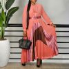 O1CN01BQctG01vvE6vH7vF0_2209289906234-0-cib.jpg Plus Size Elegant Color-Block Pleated Dress European & American Style