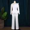 Glamorous Patchwork Beaded Jumpsuit  Slimming, Elegant, and Perfect for Stealing the Spotlight at Any Event!