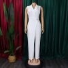 O1CN01tfqZbd1vvE1verIlY_2209289906234-0-cib-1.jpg Elegant Women's Wide-Leg Suit Jumpsuit with Waist Chain